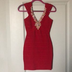 Red Bandage Dress